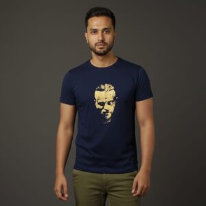 Crew Neck Printed T shirt