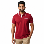 Maroon Classic Contrast Collar