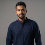 Linen Chinese Collar Shirt