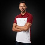 Maroon & White Two Tone Polo T Shirt